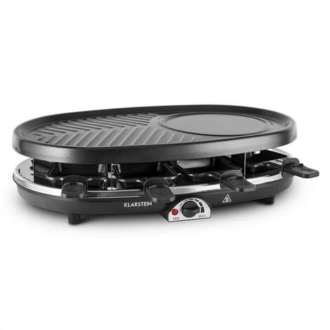 Klarstein All-U-Can-Grill Raclette 4-in-1 Pancakes Crêpes Stone Plate 8 People - Image 3