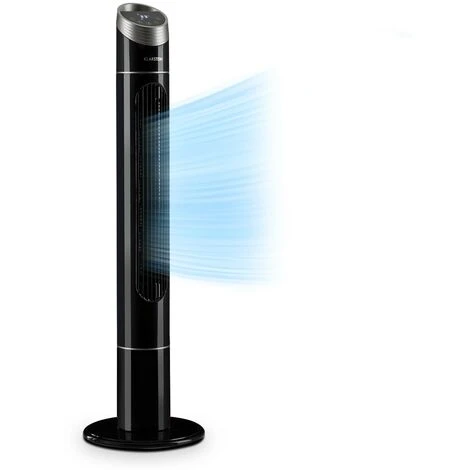 Klarstein Sky High Tower Fan 40W 276m³ / H 75 ° Oscillation 3 Modes Black
