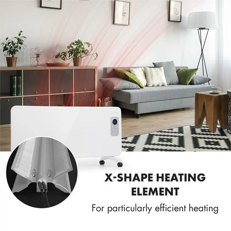 Klarstein Hot Spot CV20 Convector Heater 2000W IP24 Remote Control White - Image 3