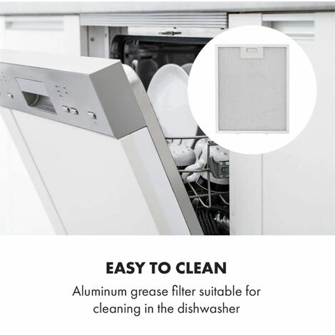 Klarstein Contempo Substructure Cooker Extractor Hood 60cm 175m³ / H LED Stainless Steel Acrylic - Image 5