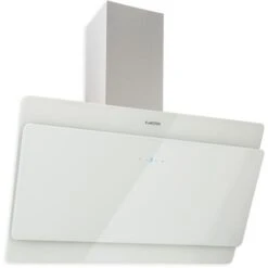 Klarstein Aurica 90 Cooker Hood 90 Cm 600 M³/h LED Touch Glass White