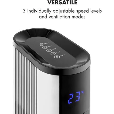 Klarstein Skyscraper 3G Tower Fan 48W Air Flow 1,633 M³/h Remote Control - Image 5