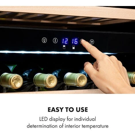 Klarstein Vinsider 41D Built-In Duo Quartz Edition Built-in Wine Fridge - Image 4