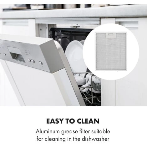 Klarstein Contempo 90, Extractor Hood, 175m³ / H, LED, Stainless Steel, Acrylic, Black - Image 5