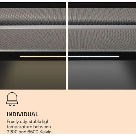 Klarstein Mariana Neo 60, Flat Screen Hood, 60cm, 640 M³ / H, Exhaust Air, LED - Image 3