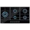 Klarstein Ignito Chef Edition 5 Zones Gas Hob 5 Burners Sabaf Burners Glass Ceramic