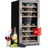 Klarstein Vinamour 33 Duo Wine Fridge 2 Zones 89 L / 33 Bottles 5-18°C Touch