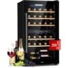 Klarstein Barossa 29 Duo Wine Refrigerator 29 Bottles 80 Litres 2 Zones Push-button Control
