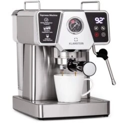 Klarstein Libeica Espresso Machine 19 Bar Approx. 10 Cups 1.8 Litres Milk Foam