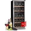 Klarstein Vinamour 66 Duo Wine Fridge 2 Zones 204 L / 79 Bottles 5-18°C Touch